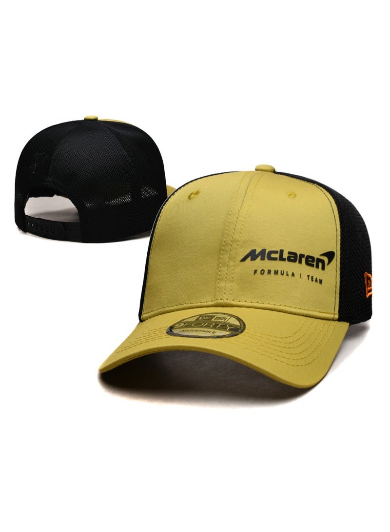 McLaren F1 Team Yellow & Black Trucker Snapback Cap